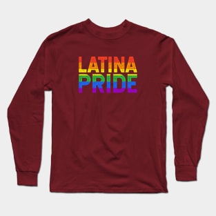 Latina Pride - Rainbow design Long Sleeve T-Shirt